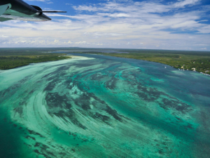 Flying over Australia